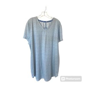 Nator Grey V-Neck Night Gown